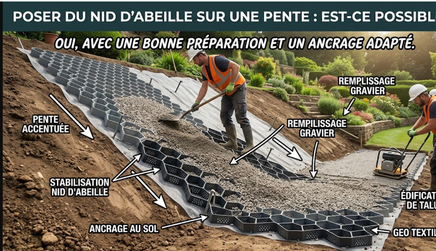 nid-abeille_terrain_en_pente
