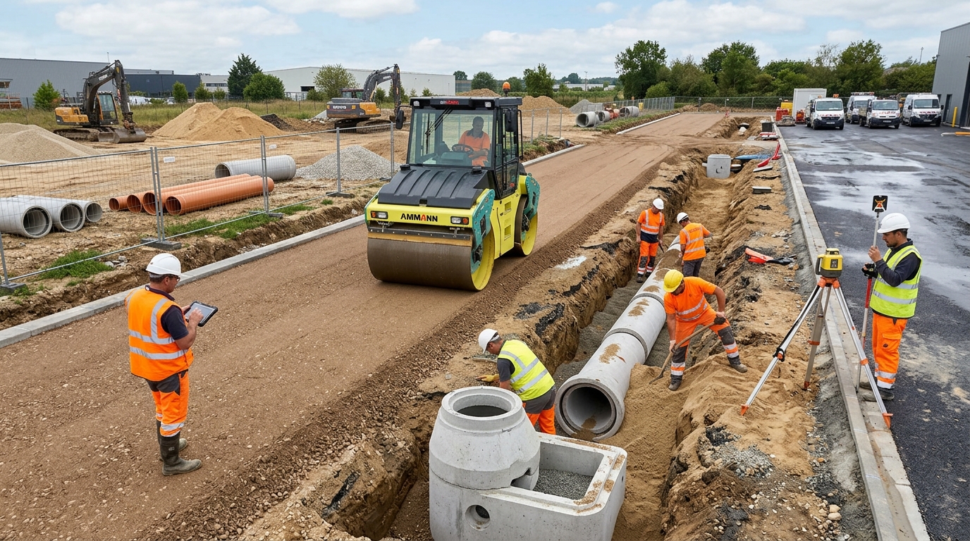 Travaux de VRD