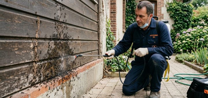 Extermination de fourmis