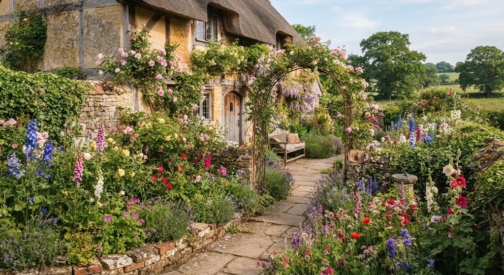 jardin de cottage anglais